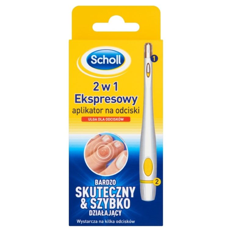 Scholl, Problemy stóp, ekspresowy aplikator na odciski 2w1