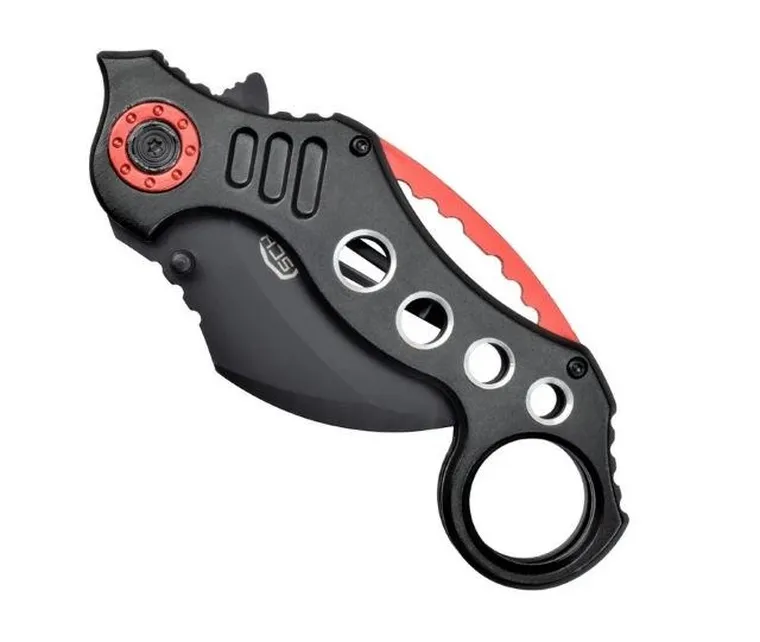 Sck, Karambit K29, nóż, czarno-czerwony