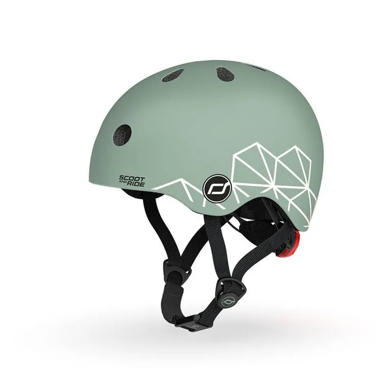 Scoot & Ride, kask, Green Lines, rozmiar XXS-S