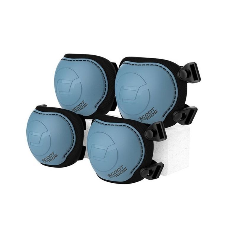 Scoot & Ride, zestaw ochraniaczy dla dzieci, Steel, rozmiar S