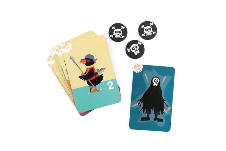 Scratch, 4 w 1, Karty, Wyprawa Pirata, gra logiczna