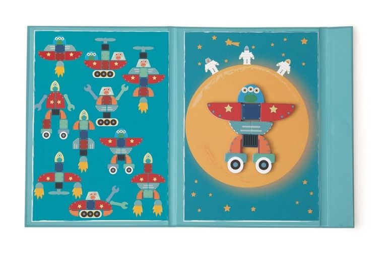 Scratch, Kosmos, magnetyczna układanka, kształty i kolory