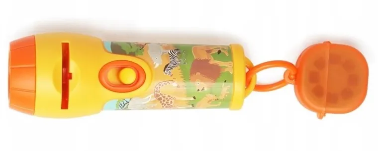 Scratch, latarka z projektorem, dzikie zwierzęta, 24 obrazy