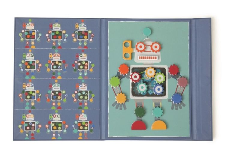 Scratch, Roboty, magnetyczna układanka, kształty i kolory