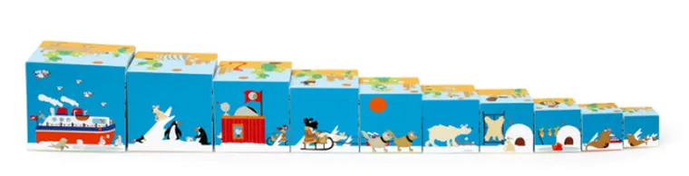 Scratch, Zwierzęta Świata 2, piramida edukacyjna, 10 elementów