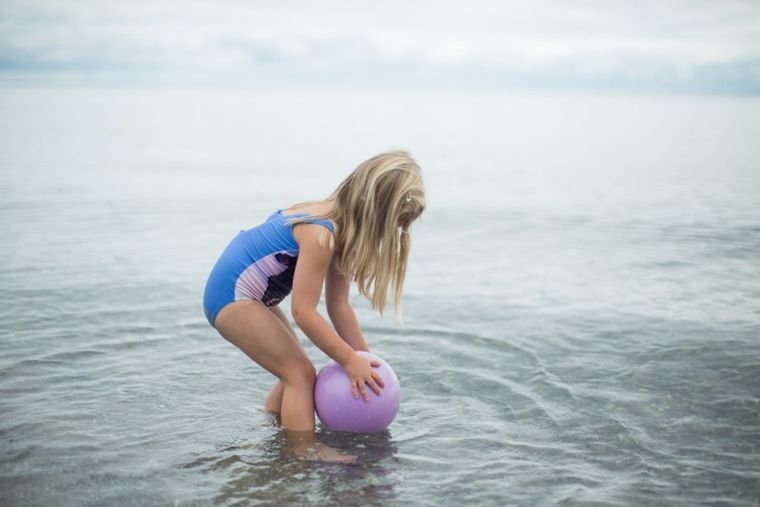 Scrunch, Piłka, Pastelowy Fiolet