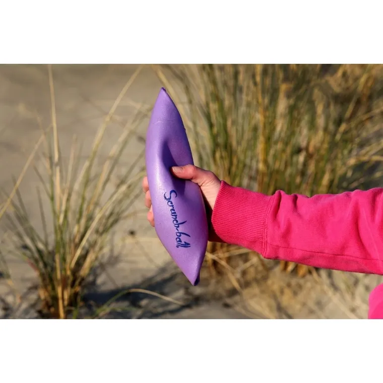 Scrunch, piłka, pastelowy żółty