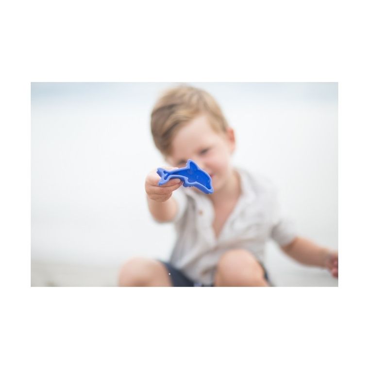 Scrunch, silikonowe foremki do piasku, Rust, 4 szt.