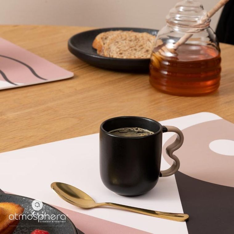 Secret de Gourmet, ceramiczny kubek do espresso, Wavy Bliss, 120 ml