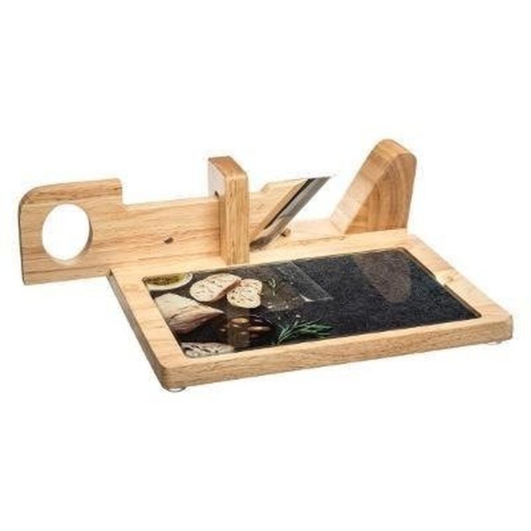 Secret de Gourmet, deska drewniana z krajalnicą