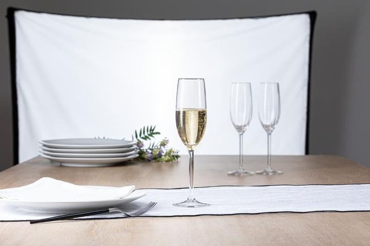 Secret de Gourmet, kieliszki do szampana volta, 6-210 ml