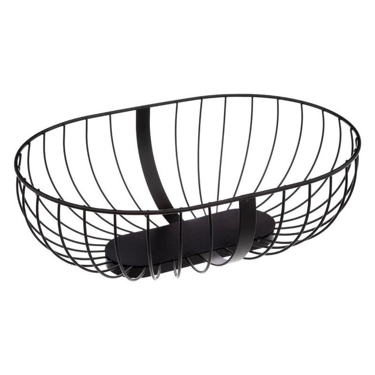 Secret de Gourmet, kosz na owoce, metalowy, 32-21,2-10,5 cm