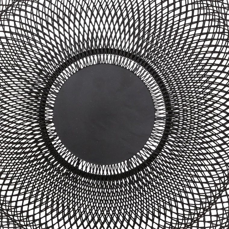 Secret de Gourmet, kosz na owoce, warzywa, czarna siatka metalowa