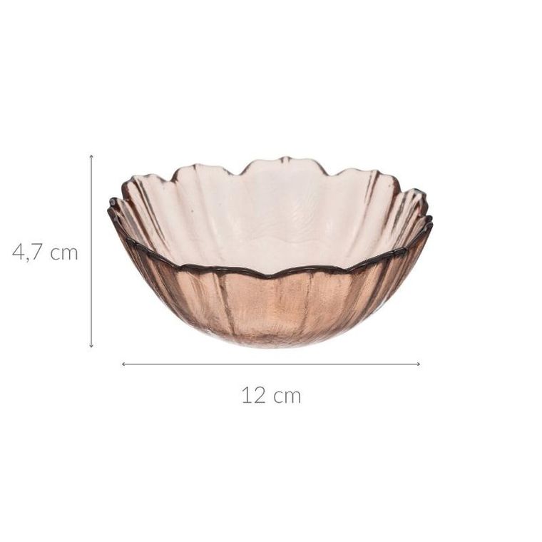 Secret de Gourmet, patera liść, szklana