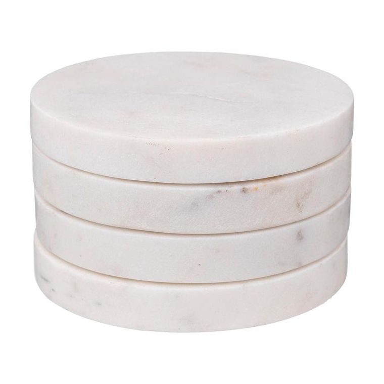 Secret de Gourmet, podkładki pod kubki, Marble, ø 10 cm, 4 szt.