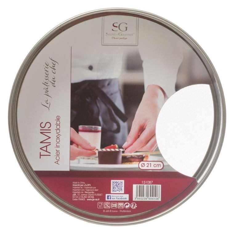 Secret de Gourmet, sito do przesiewania mąki, ø 22 cm, stal nierdzewna