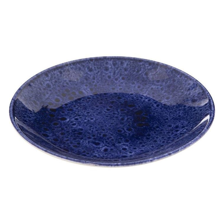 Secret de Gourmet, talerzyk do ciasta z kamionki, Casa, granatowy, Ø 21 cm