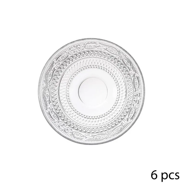 Secret de Gourmet, zastawa stołowa dla 6 osób, wzór kryształu, 18 elementów