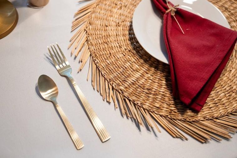 Secret de Gourmet, zestaw sztućców dla 6 osób, Tamara, złotych, 24 elementy