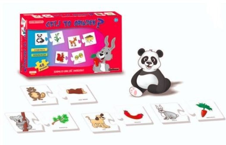 Sellmar, Czyj to obiadek? puzzle edukacyjne, 48 elementów