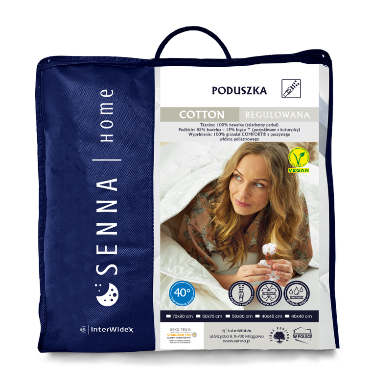 Senna Home, Cotton, poduszka, 40-40 cm