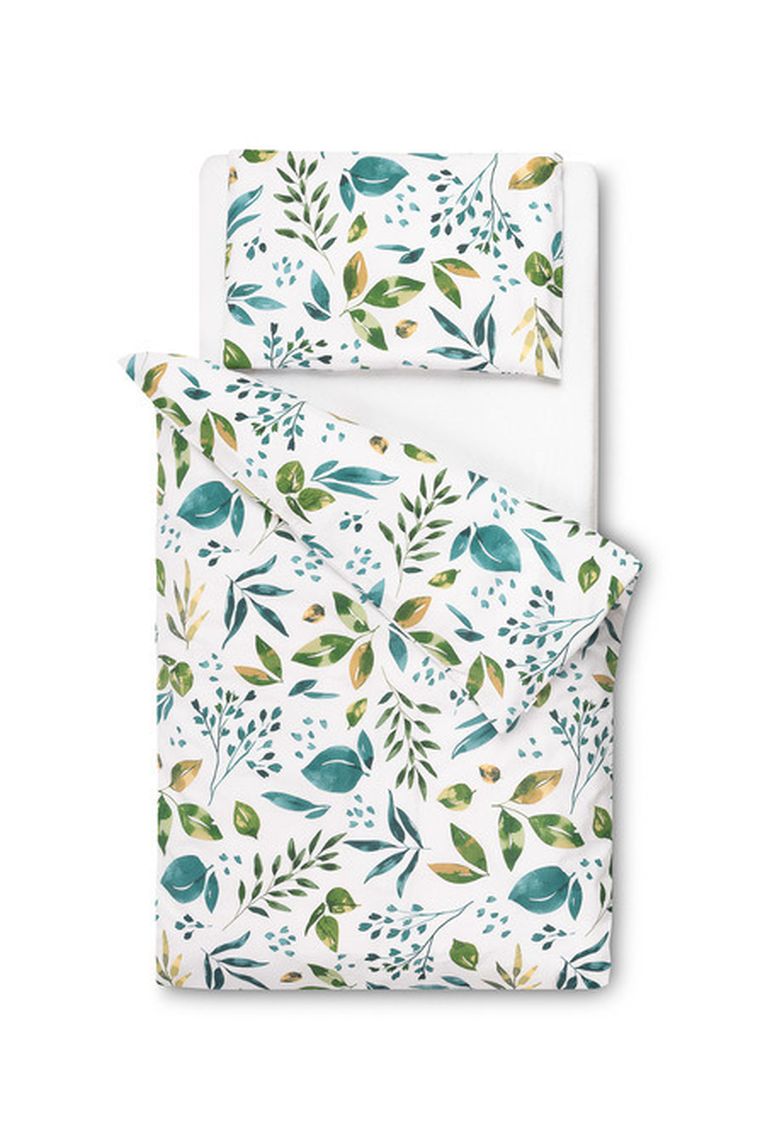 Sensillo, 2-częściowy komplet pościeli, botanika, 100-135 cm