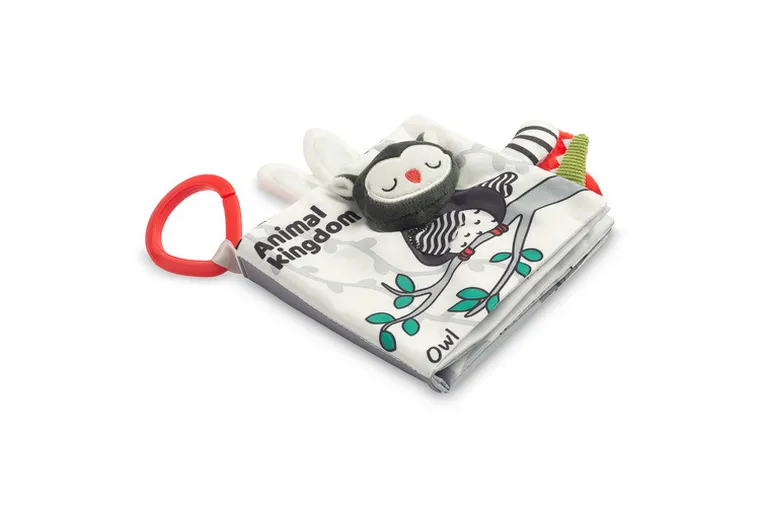 Sensillo, Black&white, książeczka materiałowa, sowa