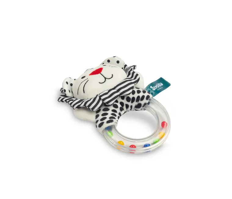 Sensillo, Black&White, miękka grzechotka, lew