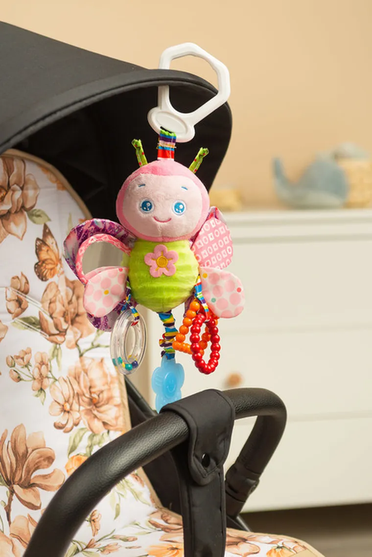 Sensillo, Colorful, grzechotka podróżna, motylek