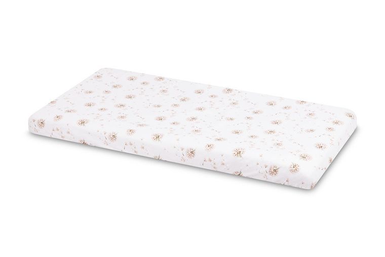 Sensillo, Dmuchawce, prześcieradło drukowane, beżowe, 60-120 cm