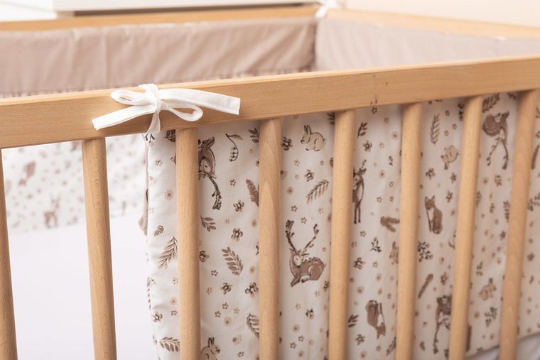 Sensillo, Forest, ochraniacz do łóżeczka, beige