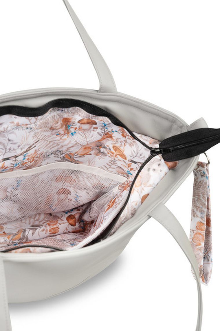 Sensillo, Jesienny las, torba do wózka, ekoskóra, szara