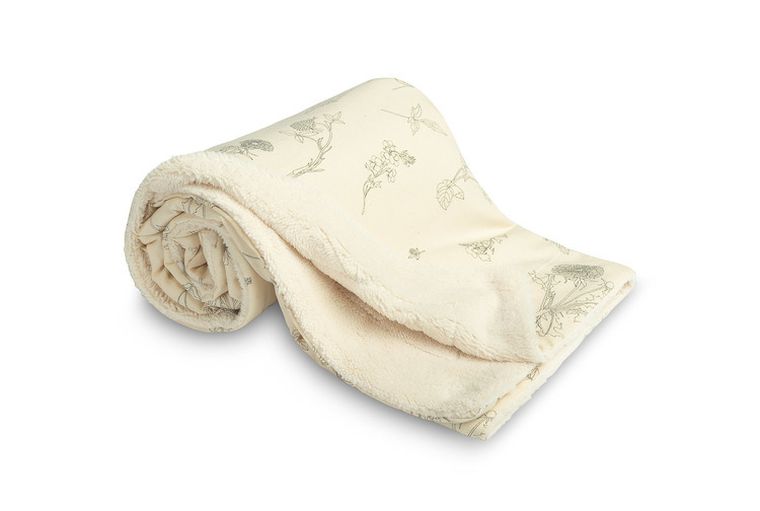 Sensillo, kocyk eco, plusz, kwiatki, 80-100 cm