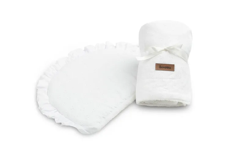 Sensillo, komplet do chrztu, do wózka, 78-98 cm
