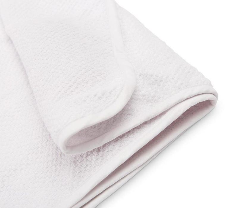 Sensillo, Krepa, okrycie kąpielowe, białe, 100-100 cm