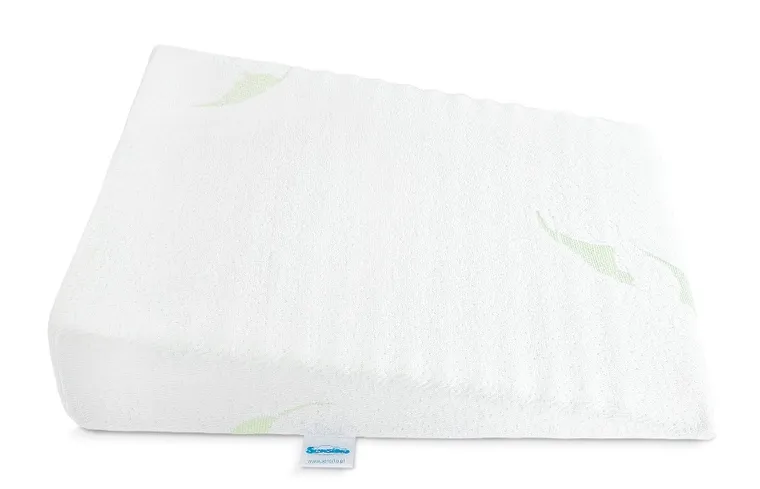 Sensillo, Luxe Aloe Vera, poduszka klin do wózka, 38-30 cm