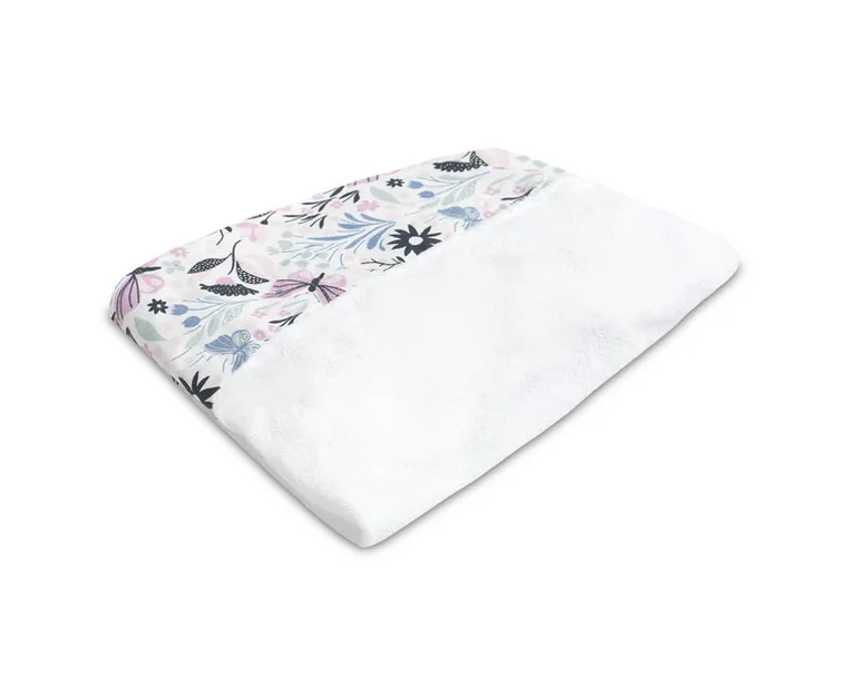 Sensillo, Motyle, prześcieradło na przewijak, różowy, 50-70 cm