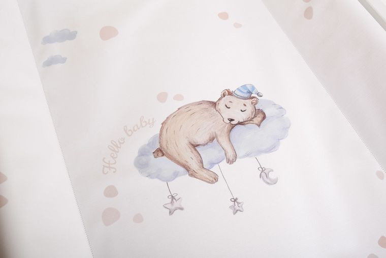 Sensillo, nadstawka na komodę, pastelowy miś