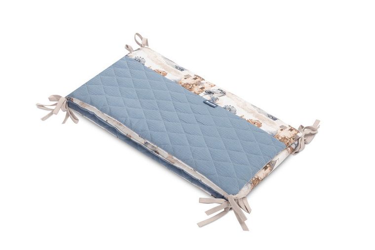 Sensillo, ochraniacz do łóżeczka muślin, Smoki, jeans