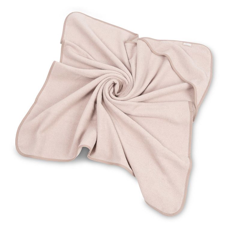 Sensillo, okrycie kąpielowe, frotte, dusty pink, 100-100 cm
