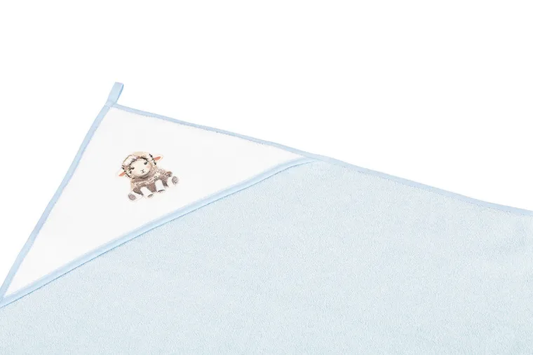 Sensillo, okrycie kąpielowe, sheep, blue, 80-80 cm