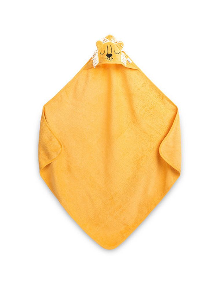 Sensillo, okrycie kąpielowe, żółte, lew, 90-90 cm