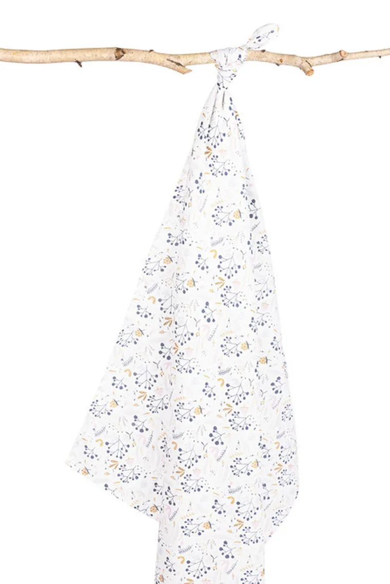 Sensillo, otulacz muślinowy, kwiaty, 120-120 cm