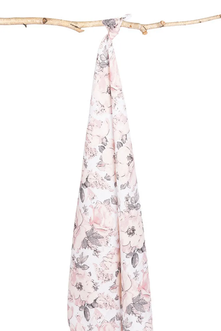 Sensillo, otulacz muślinowy, kwiaty, 120-120 cm