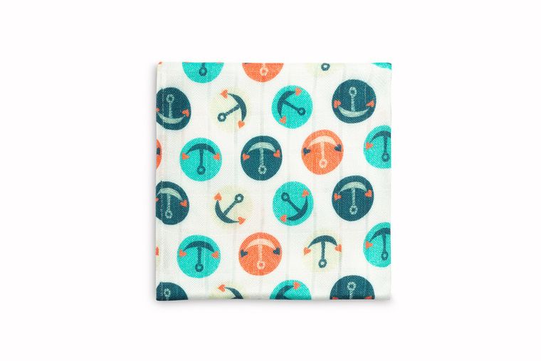 Sensillo, pielucha bambusowa, kotwice, 75-75 cm