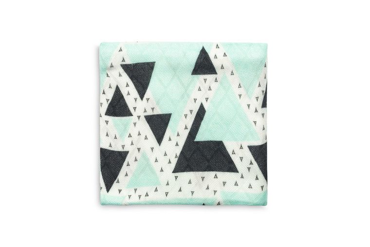 Sensillo, pielucha bambusowa, trójkąt zielony, 75-75 cm