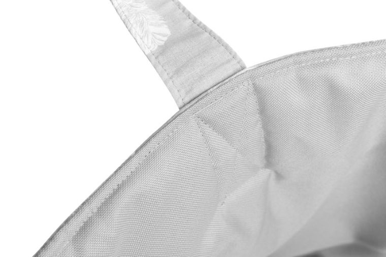 Sensillo, Piórka, kosz na zabawki, Medium, szary