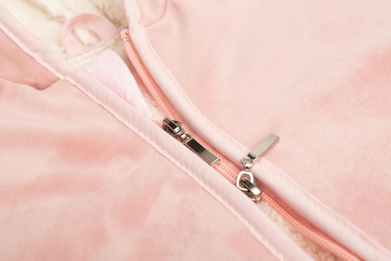 Sensillo, ponczo samochodowe, różowy plusz