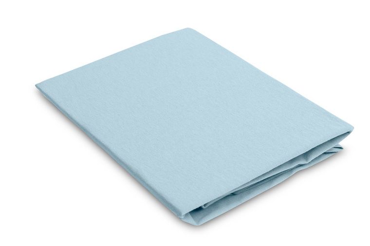 Sensillo, prześcieradło bambusowe do kołyski, niebieski, 40-90 cm