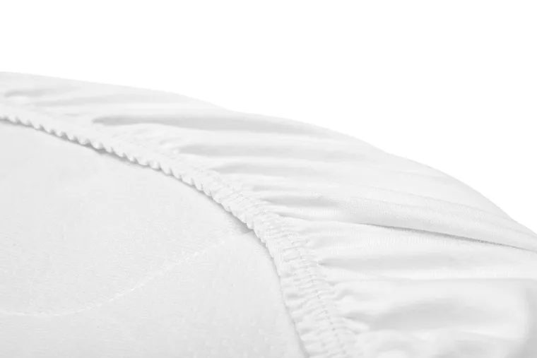 Sensillo, prześcieradło jersey do wózka, białe, 35-75 cm
